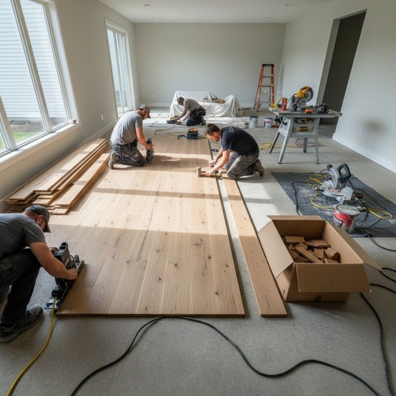 How To Prepare Your Home For Hardwood Floor Installation When Materials Are Provided