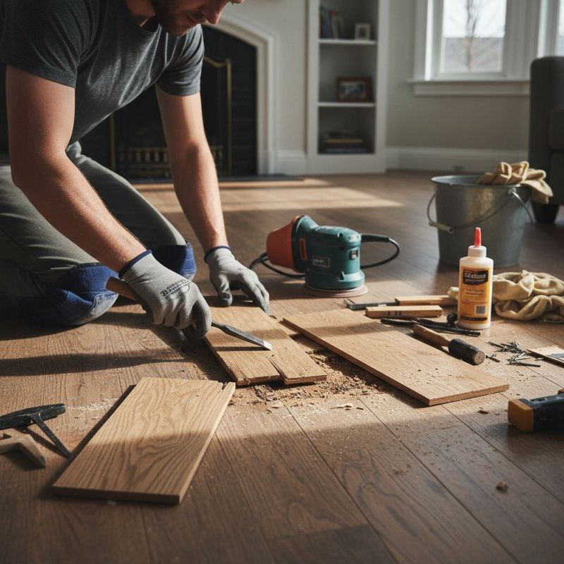 Local Floor Boards Repair pros at work